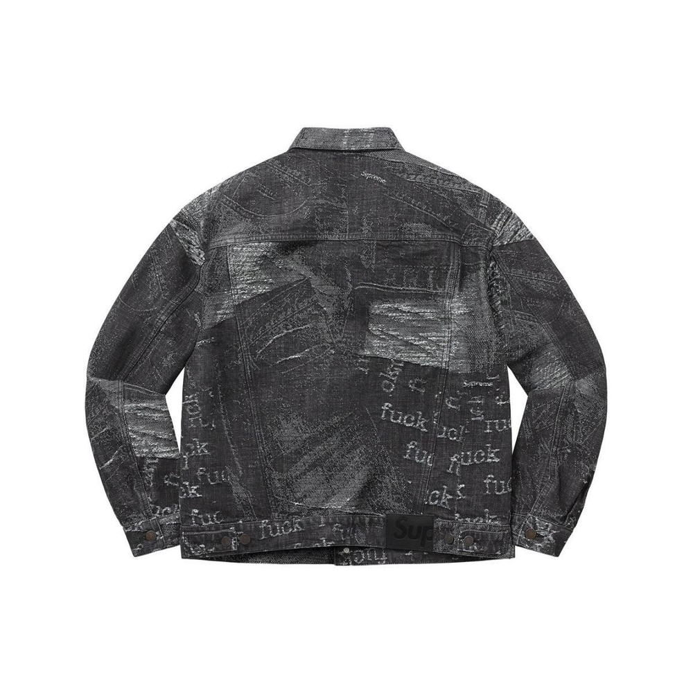 Supreme SS23 Week14 ARCHIVE DENIM JACQUARD TRUCKER JACKET