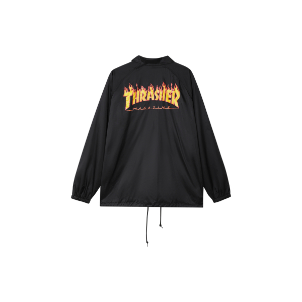 Thrasher Flame Coach Jacket Logo