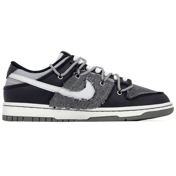 【 】 Nike Dunk Low retro prm "black and tumbled grey"