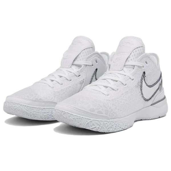 Nike LeBron NXXT Gen Zoom "White Metallic Silver"