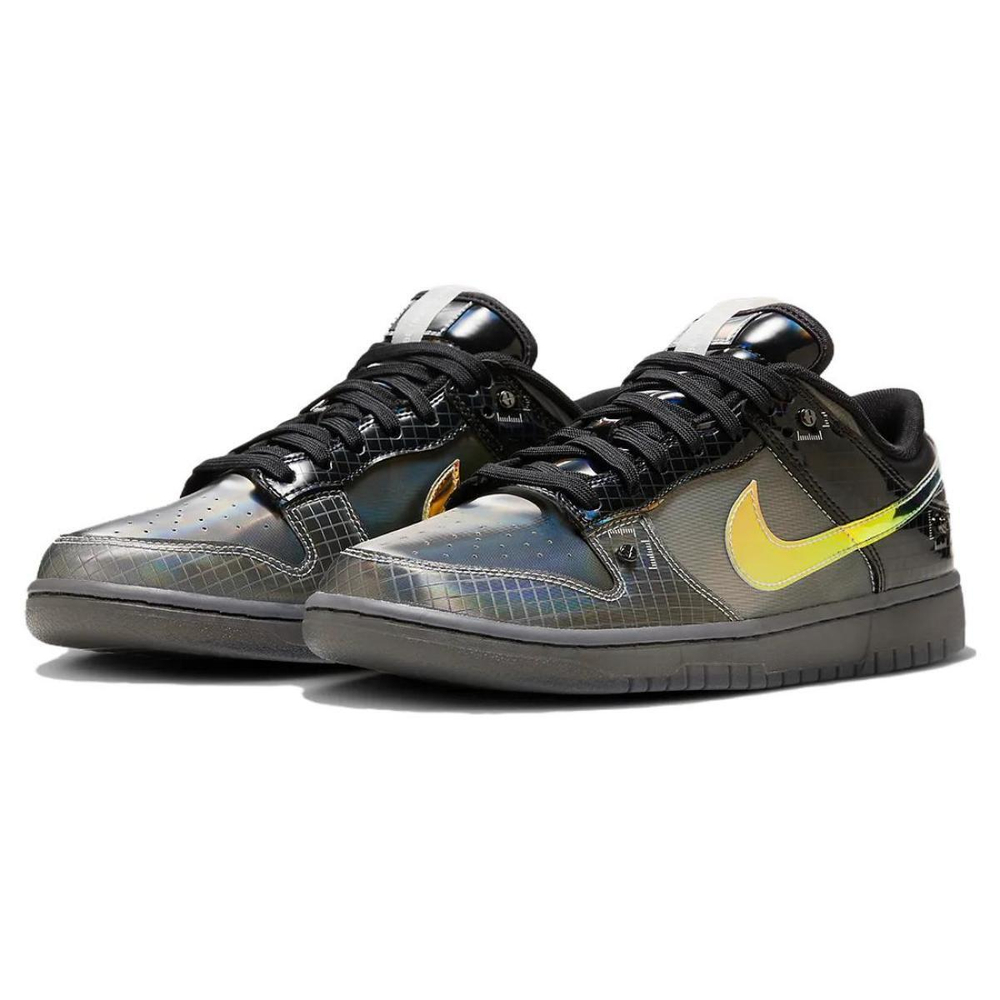 Nike Dunk Low "Hyperflat" Black and Multi-Color
