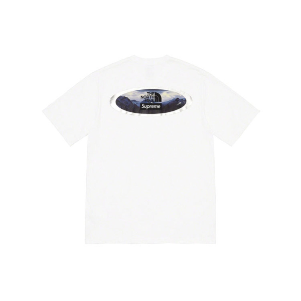 Supreme Week 9 x The North Face Mountains Tee Logo T