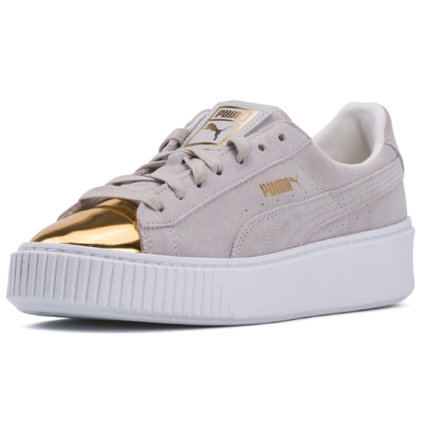 PUMA Suede Platform Gold