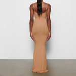 SKIMS SOFT LOUNGE LONG SLIP DRESS /CAMEL