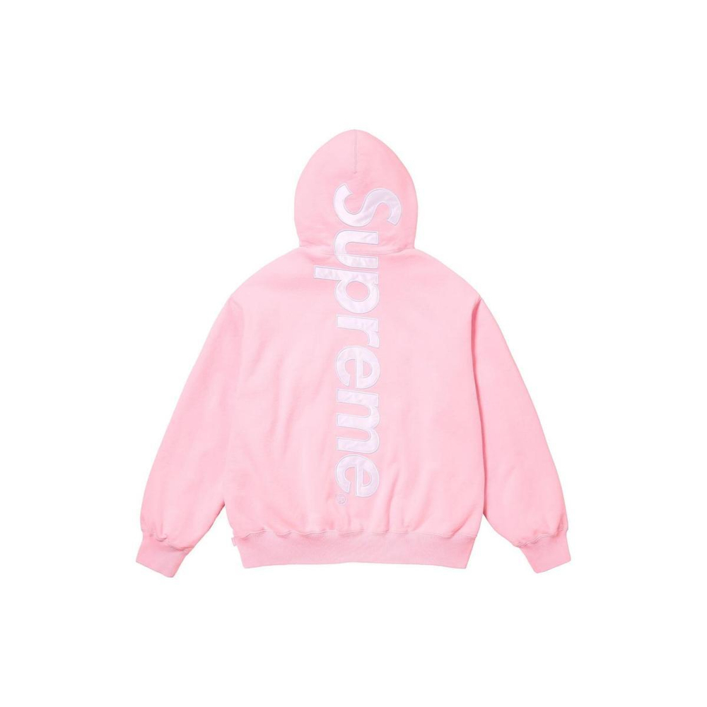 Supreme FW23 WEEK8 SATIN APPLIQUÉ HOODED SWEATSHIRT Logo