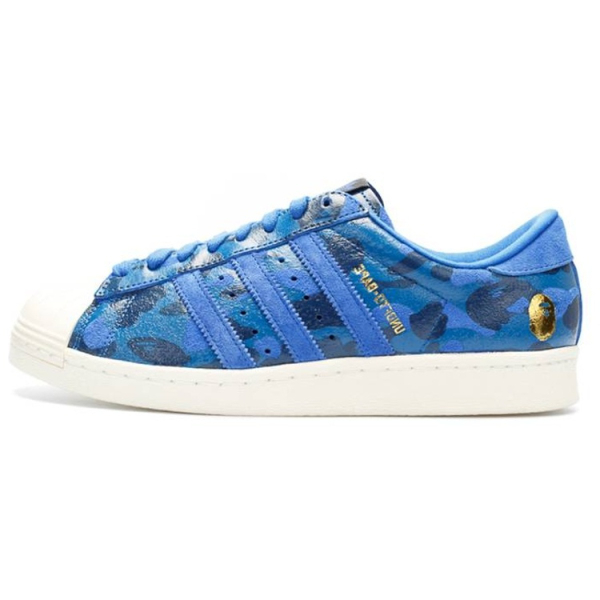 A BATHING APE x adidas originals Superstar 80s Undftd Bape Blue Camo