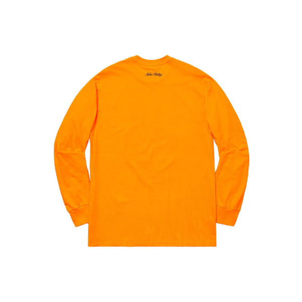 Supreme FW18 Mike Kelley AhhYouth! L/S Tee Bright Orange T