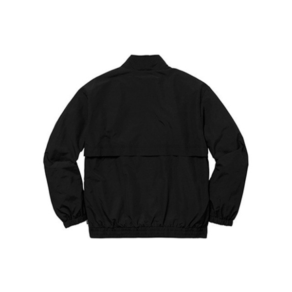 Supreme SS18 Classic Logo Taping Track Jacket Black