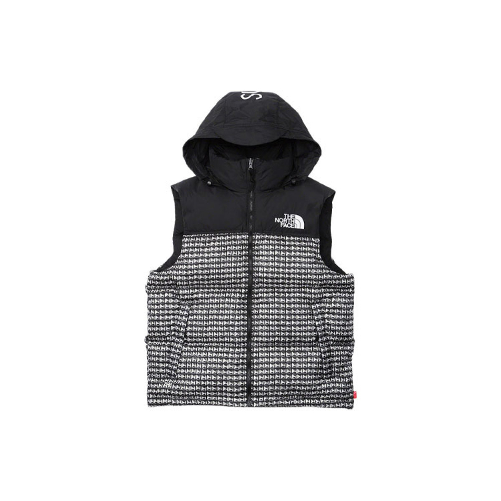 Supreme x The North Face Studded Nuptse Vest Logo