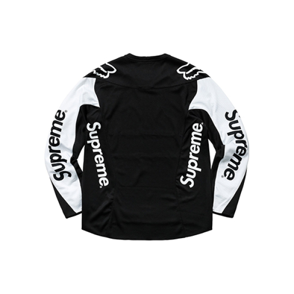 Supreme SS18 x Fox Racing Moto Jersey Top Black