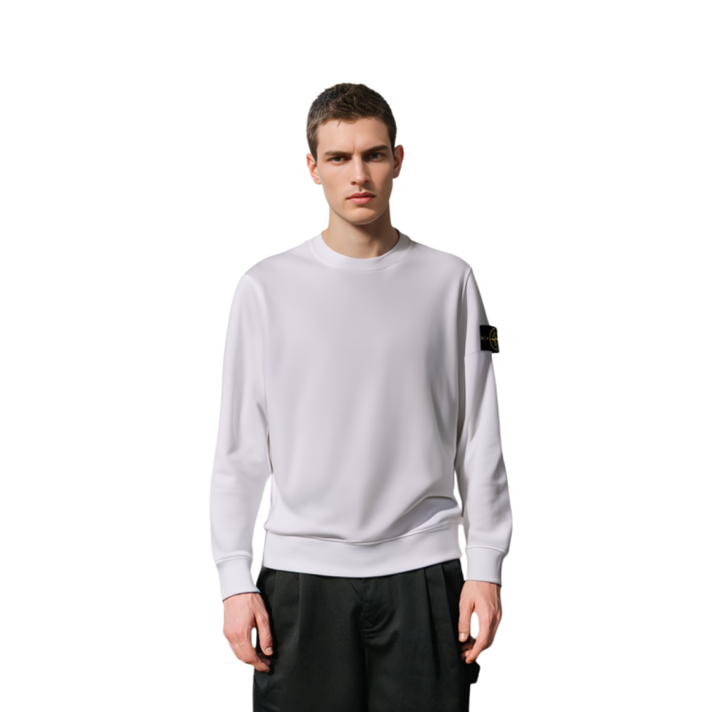 STONE ISLAND Garment Dyed Crew Sweat