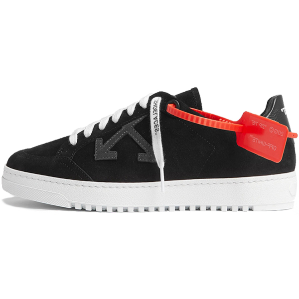 OFF-WHITE 2.0 Leather Trimmed Suede Sneakers