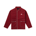 Supreme FW18 x Nike Double Zip Quilted Work Jacket Burgundy