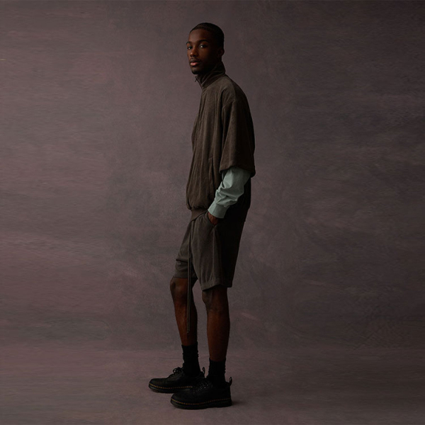 Fear of God Essentials Terry Short Off Black