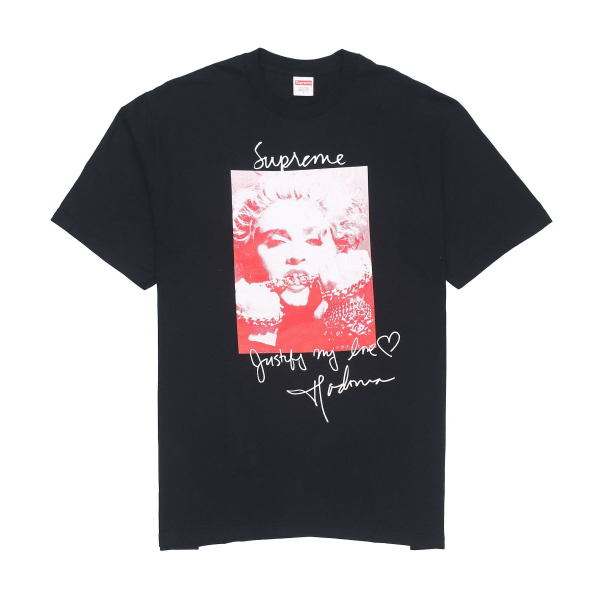 Supreme FW18 Madonna Tee Black T