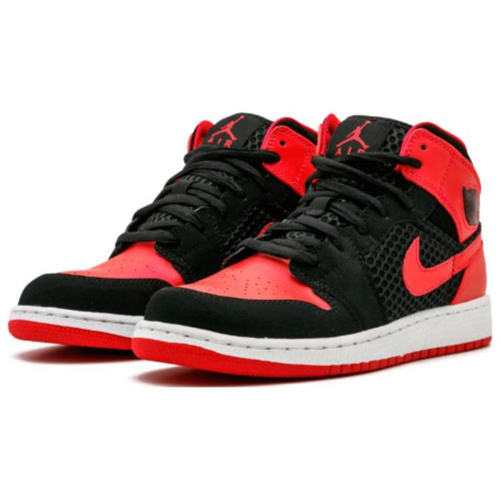Jordan Air Jordan 1 Phat Black Siren Red
