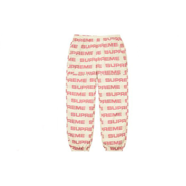 Supreme Week1 Logo Ripstop Track Pant Logo
