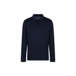 EMPORIO ARMANI/ Solid dark fly long sleeve polo Polo Polo