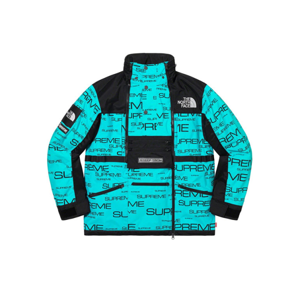 Supreme x the north face logo