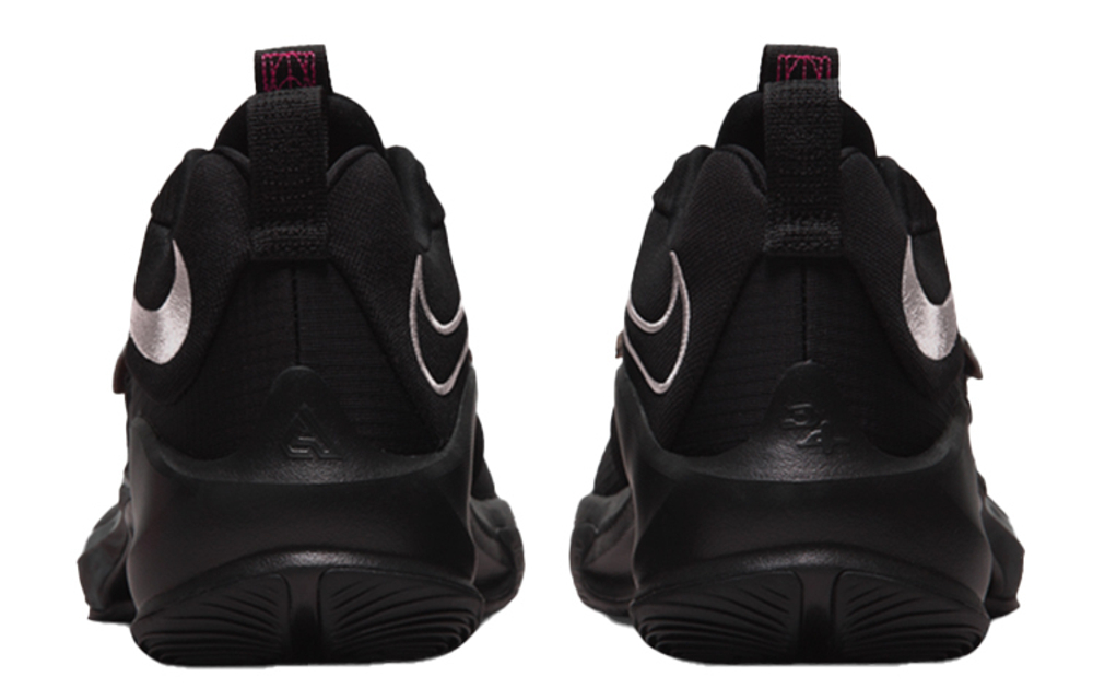 Nike Freak 3 Zoom EP letter brother round head lace-up TPU fabric synthetic leather shock absorption non-slip wear-resistant wrapping low-cut actual combat basketball shoes for men and women the same style black domestic version