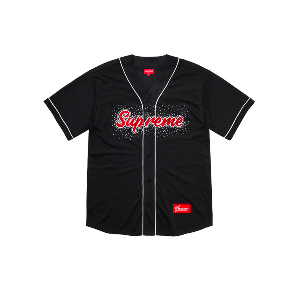 Supreme SS20 Week 14 Rhinestone Baseball Jersey