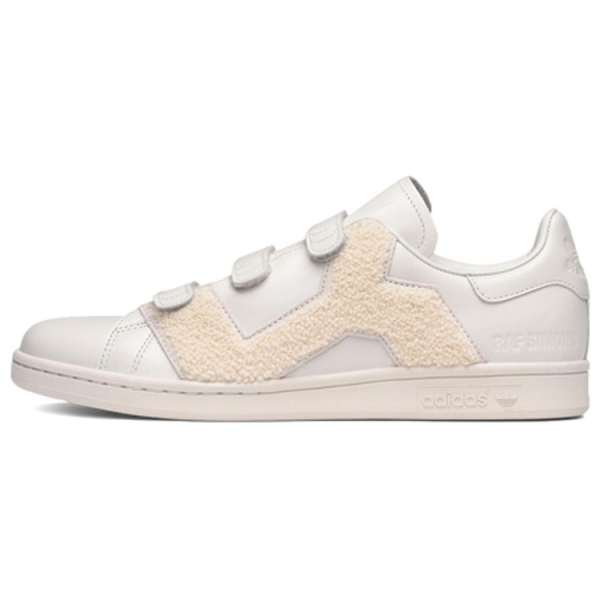 Adidas originals STAN SMITH Raf Simons Comfort Badge Cream White