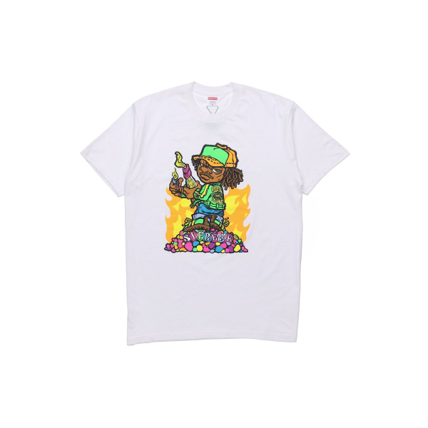 Supreme SS19 Molotov Kid Tee White T