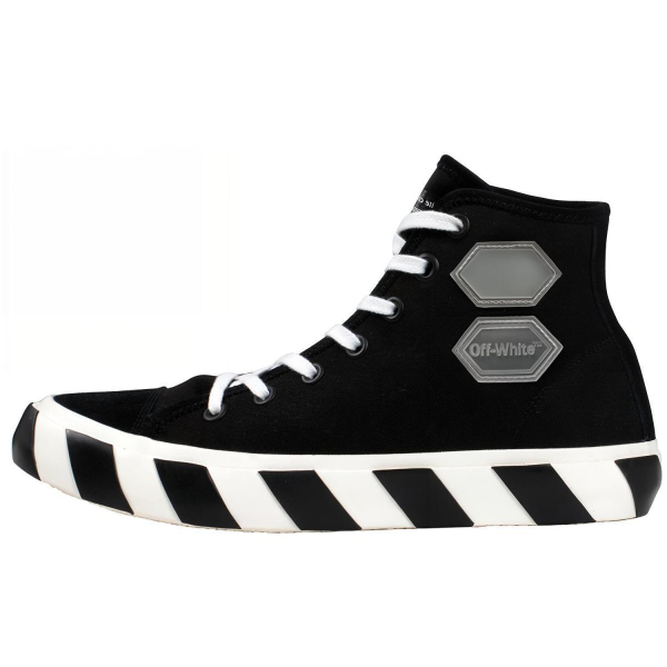 OFF-WHITE Vulcanized Hi Black Striped