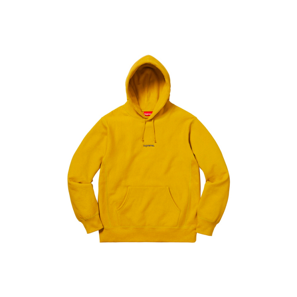 Supreme FW18 Trademark Hooded Sweatshirt Mustard
