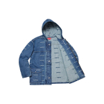 Supreme SS19 Logo Denim Turnout Jacket Denim Logo