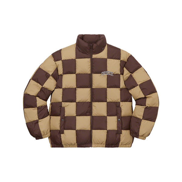 Supreme FW19 Week 17 Checkerboard Puffy Jacket