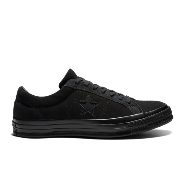 Converse one star Suede Triple Black Low Top