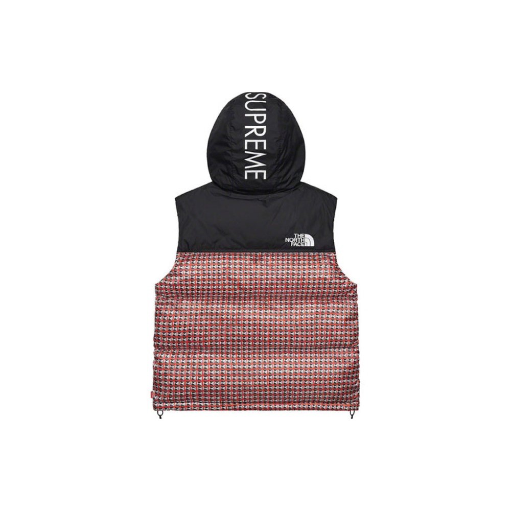 Supreme x The North Face Studded Nuptse Vest Logo