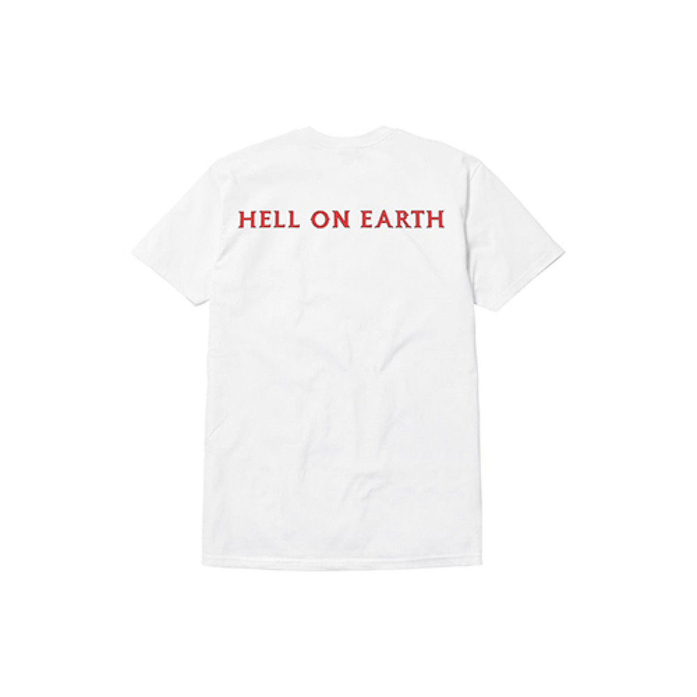 Supreme SS18 Hellraiser Hell on Earth Tee White T