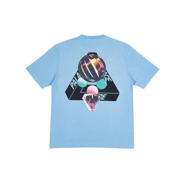 Palace Sans Ferg T-Shirt Cornflower Blue Logo T