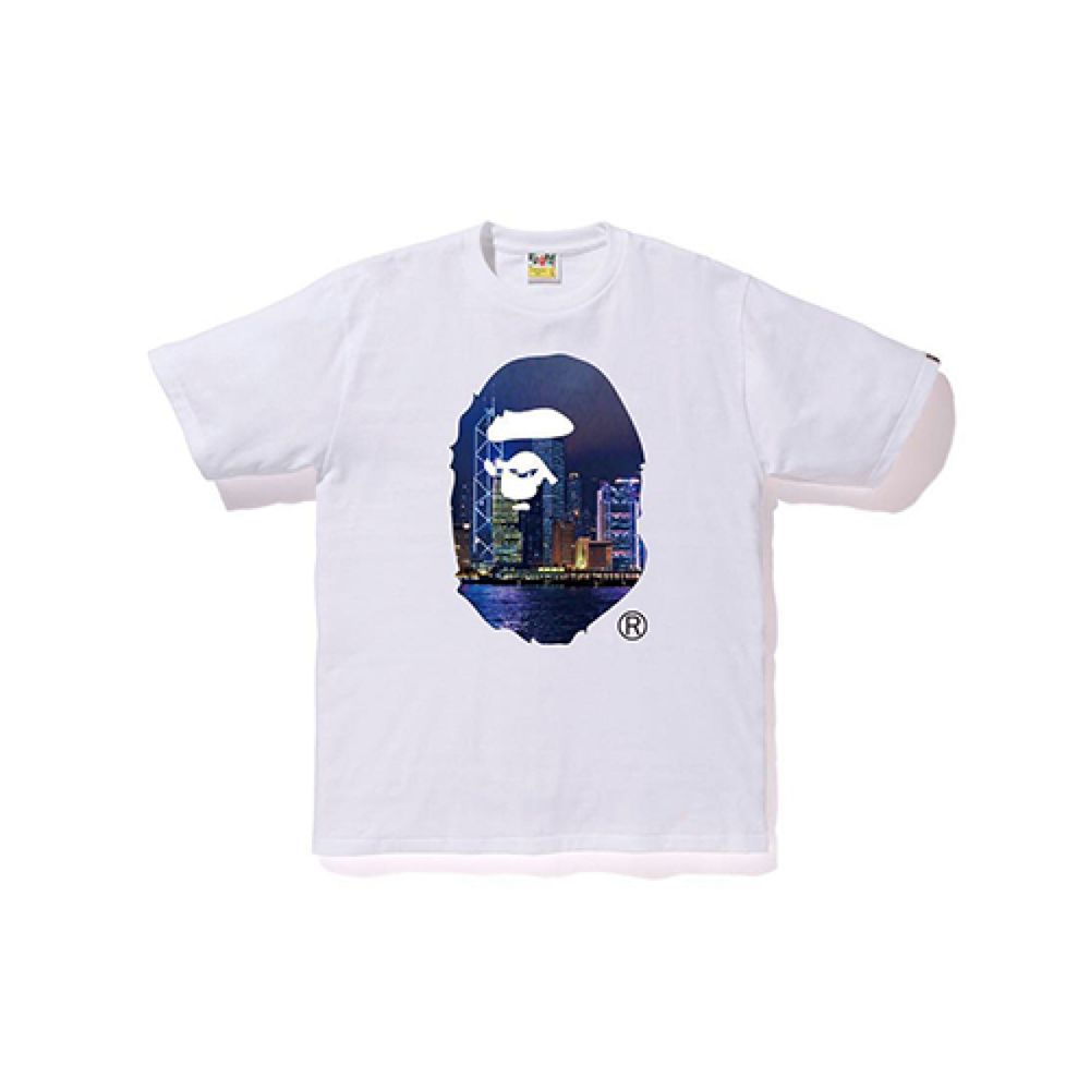 A BATHING APE HongKong 13th Anniversary Big Ape Head Tee T