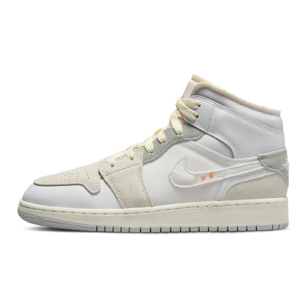 Jordan Air Jordan 1 Mid SE Craft "White and Phantom"