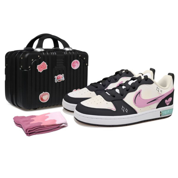 【 】 Nike Court Borough Low 2 OKHR HRZZ GS