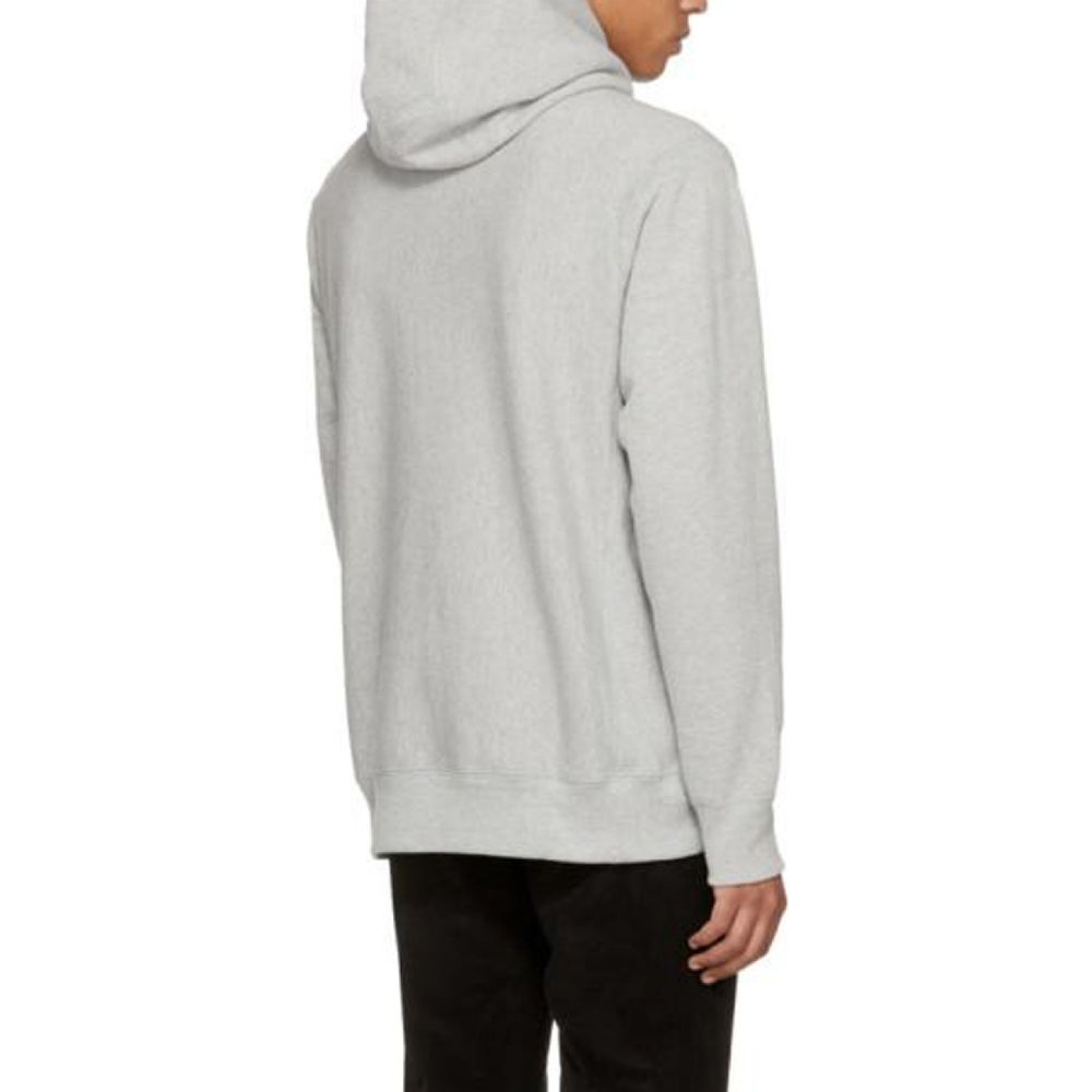 NOAH Core Logo Hoodie Heather Grey