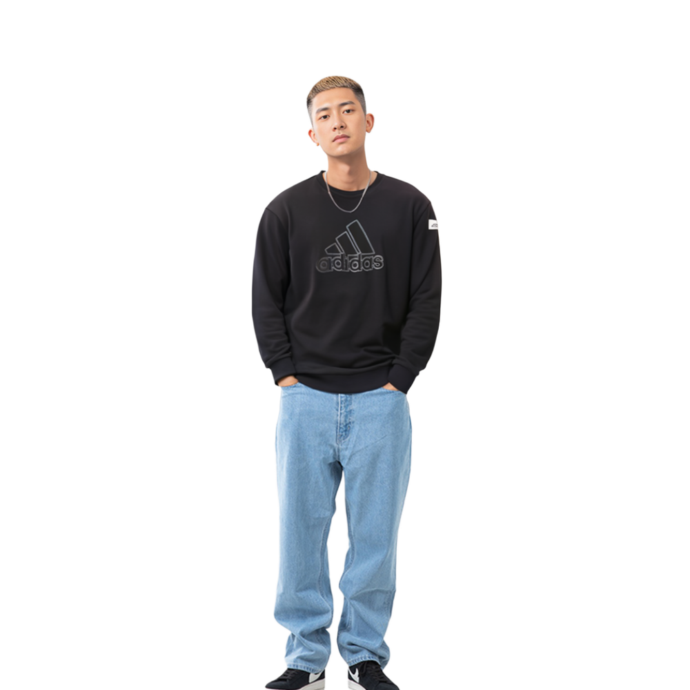 Adidas Sportswear Lounge Sweatshirt Logo