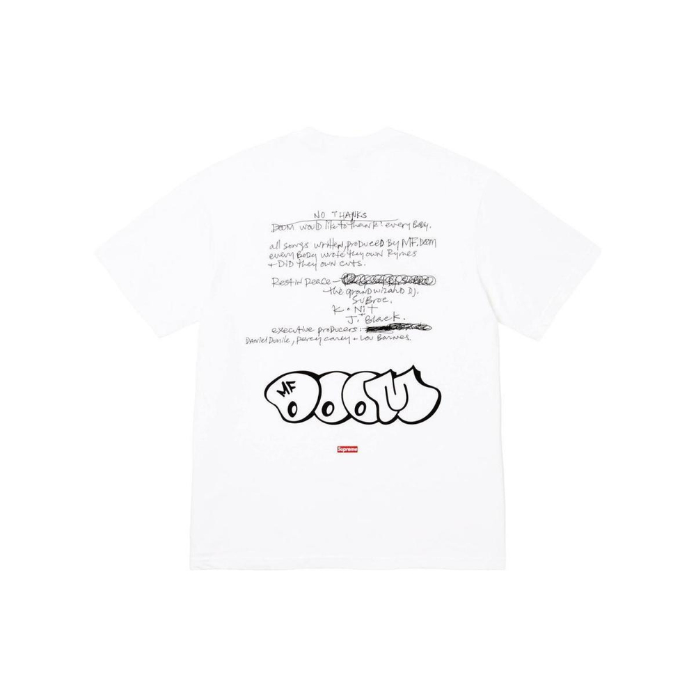 Supreme x MF DOOM FW23 WEEK3 MF DOOM TEE T