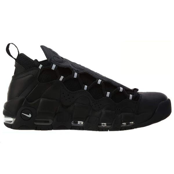 Nike Air More Money Black Metallic Silver