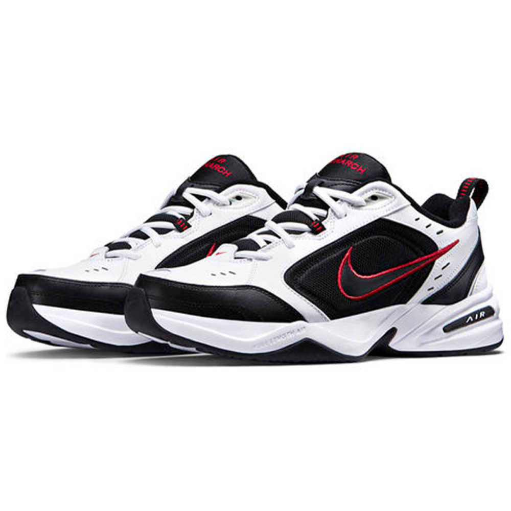 Nike Air Monarch 4 white black-varsity red