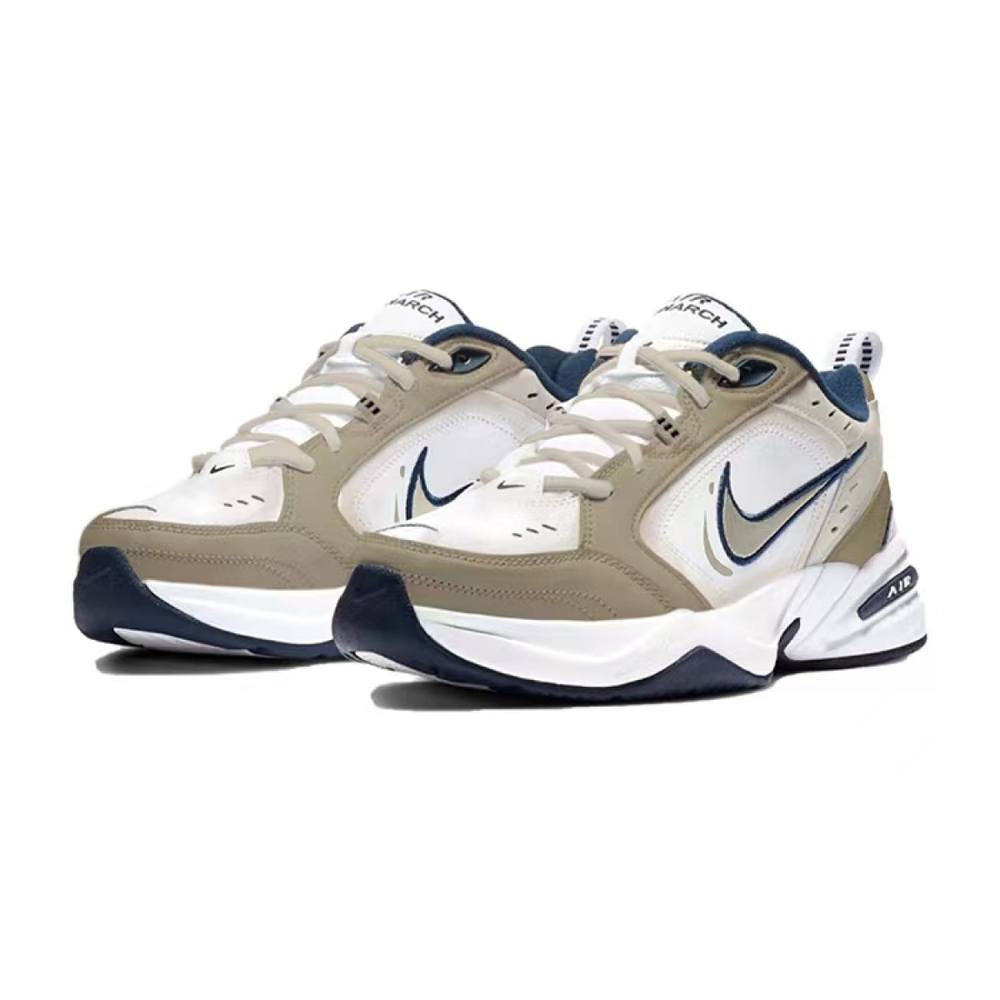 【 】 Nike Air Monarch 4 PU White Navy
