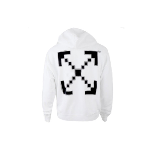 OFF-WHITE FW19 Printed Logo Hoodie