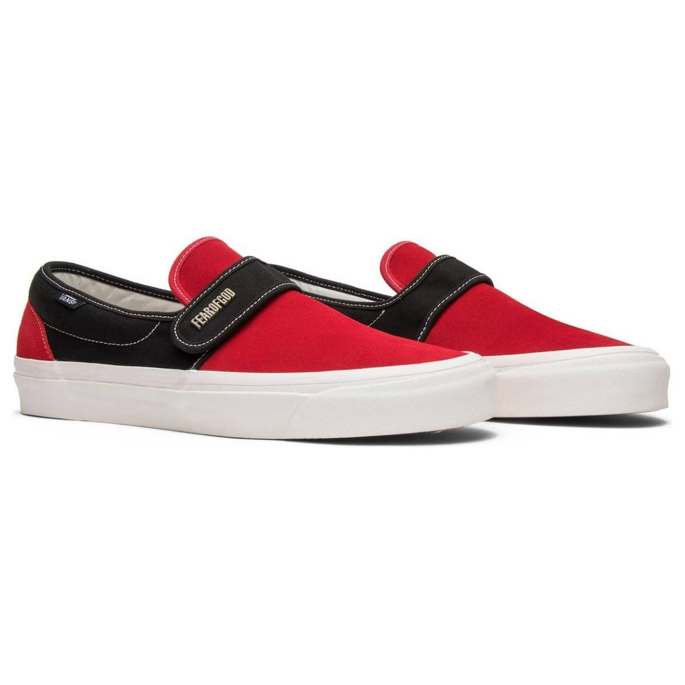 Fear of God x Vans slip-on 47 Dx "collection 2 Red Black"