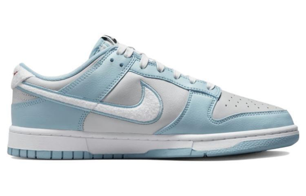 Nike Dunk Low Fashion Leisure Anti-slip Shock Absorption Wear-Resistant Low Panel Shoes Blue Grey
