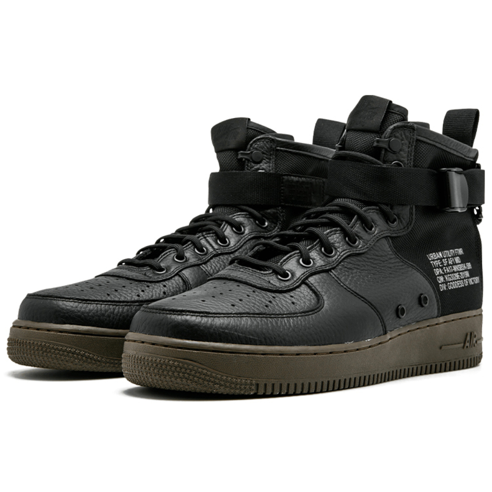 Nike Air Force 1 Black Dark Hazel