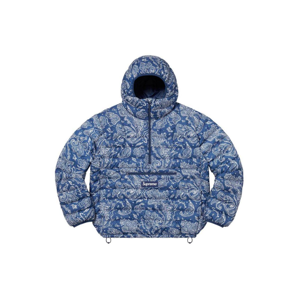 Supreme FW22 Week 6 Micro Down Half Zip Hooded Pullover