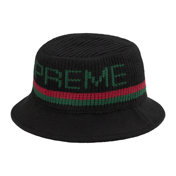 Supreme FW19 Week 11 Knit Logo Crusher Black Logo